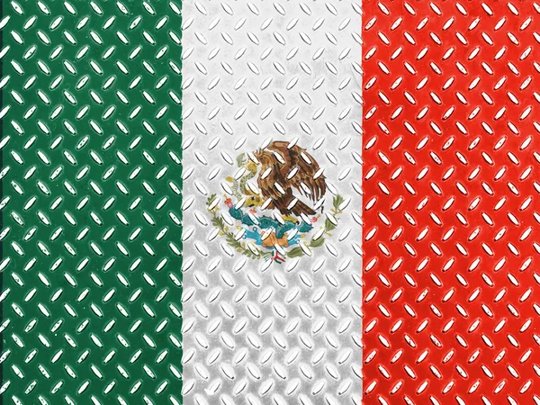 A bandeira mexicana — Fotografia de Stock