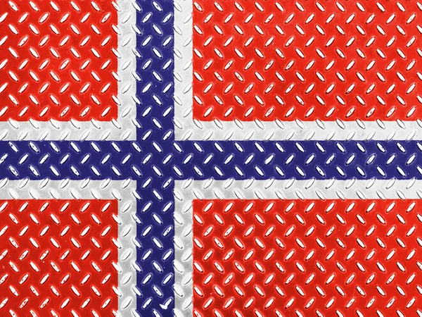 La bandera noruega — Foto de Stock