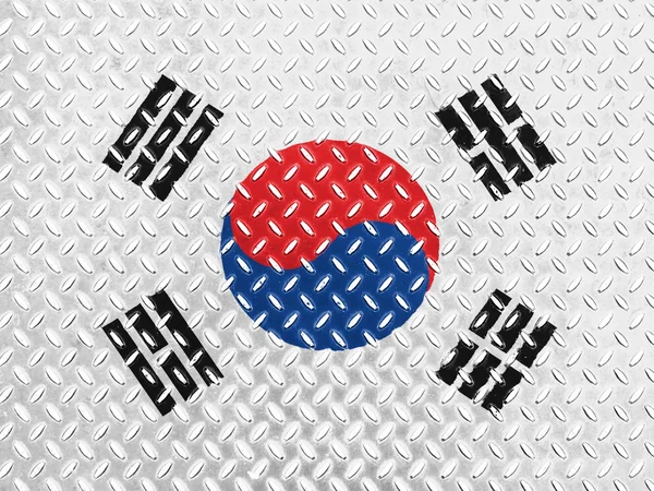 Sydkoreas flagga — Stockfoto