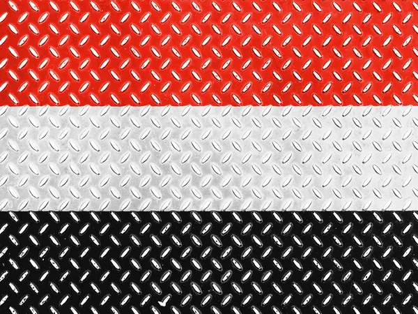 La bandera yemení — Foto de Stock