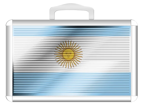 Die argentinische Flagge — Stockfoto