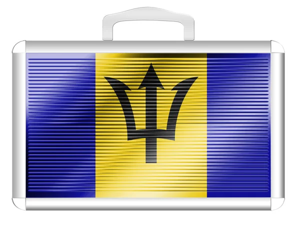 Barbados flagga — Stockfoto