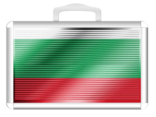 Die bulgarische Flagge — Stockfoto