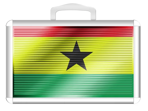 The Ghana flag — Stock Photo, Image