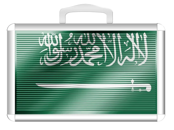 Bandiera saudita arabia — Foto Stock