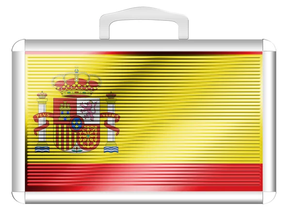 De Spaanse vlag — Stockfoto