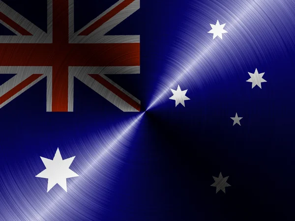 Az ausztrál zászló — Stock Fotó