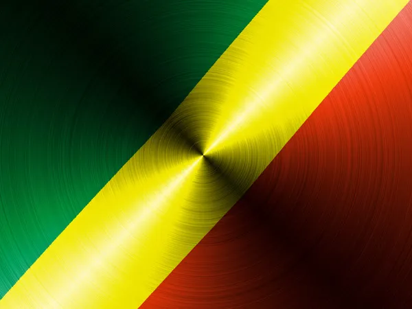 A bandeira do Congo — Fotografia de Stock