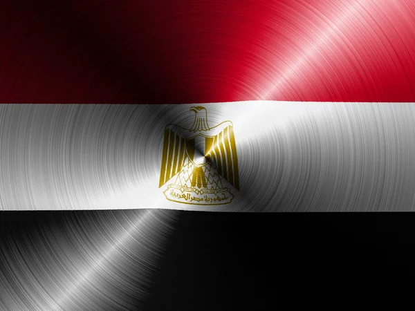 De Egyptische vlag — Stockfoto