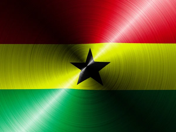 The Ghana flag — Stock Photo, Image