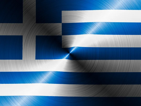 Grekisk flagg — Stockfoto