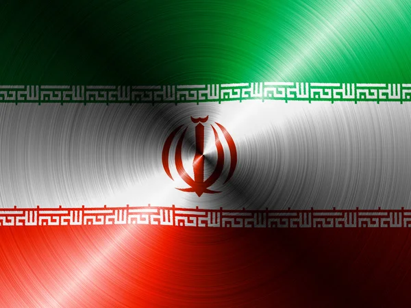 A bandeira iraniana — Fotografia de Stock