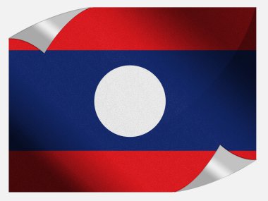 Laos bayrağı