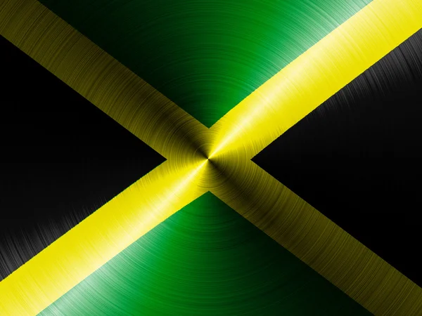 Bandeira da Jamaica — Fotografia de Stock