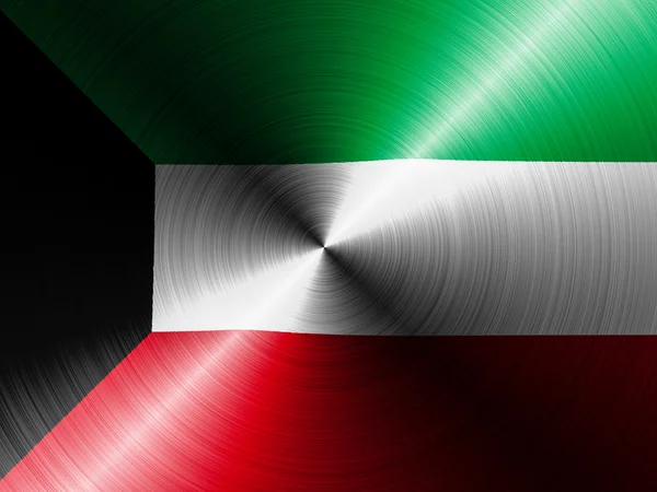 The Kuwaiti flag — Stock Photo, Image