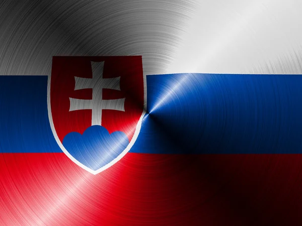 Le drapeau slovaque — Photo