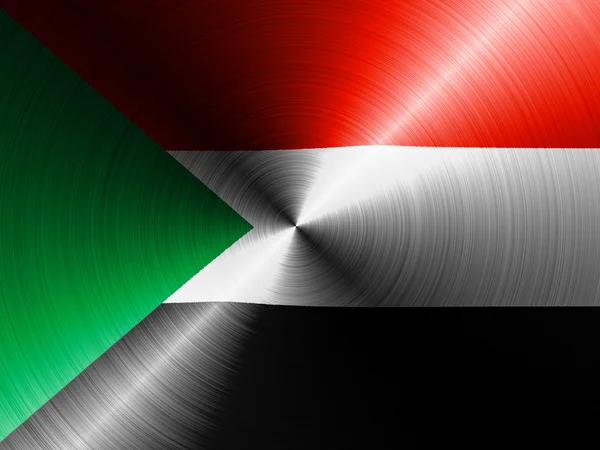Flaggan sudan — Stockfoto