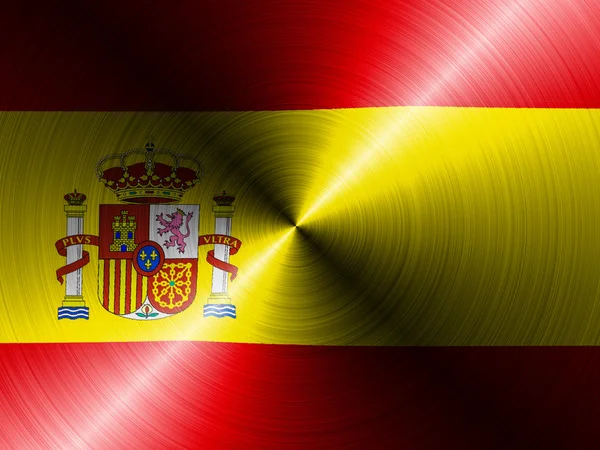 Die spanische Flagge — Stockfoto