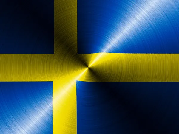 Σουηδικής σημαίας — Φωτογραφία Αρχείου