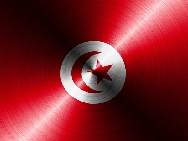 Bandeira de Tunis — Fotografia de Stock