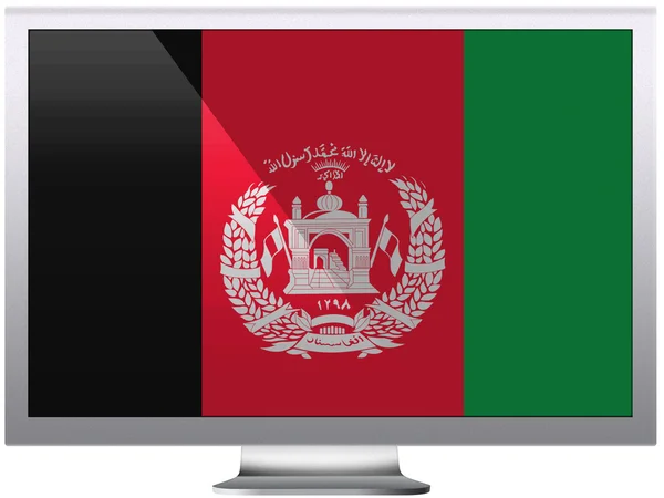 Bandiera Afghanistan — Foto Stock