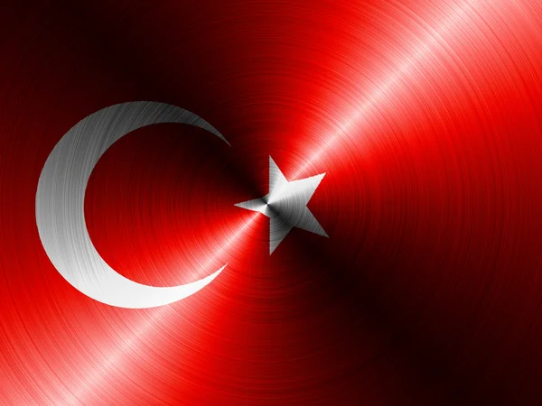 Drapelul turc — Fotografie, imagine de stoc