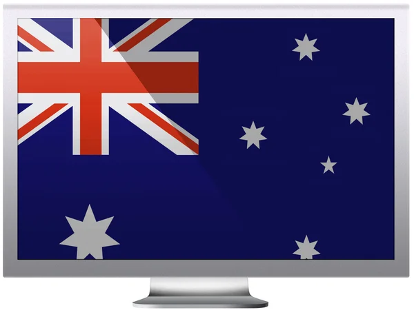 La bandera australiana — Foto de Stock