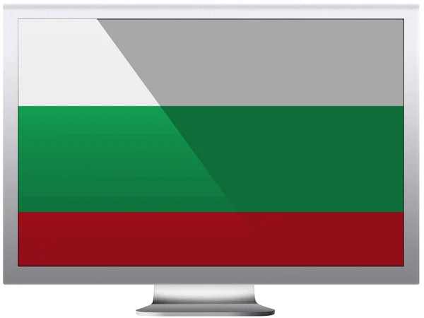 The Bulgarian flag — Stock Photo, Image