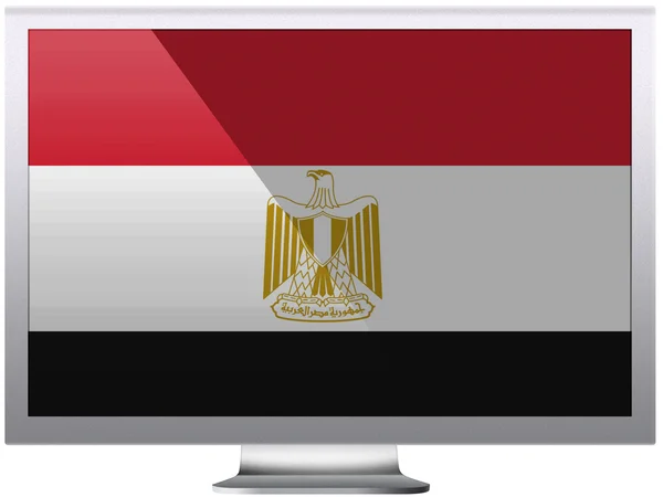 La bandera egipcia —  Fotos de Stock