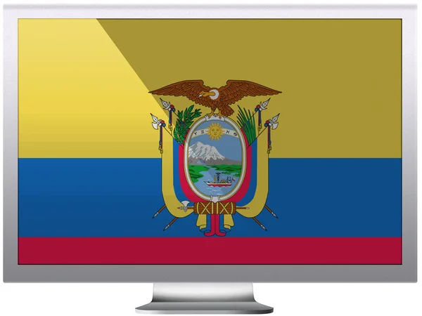 Bandera de Ecuador —  Fotos de Stock