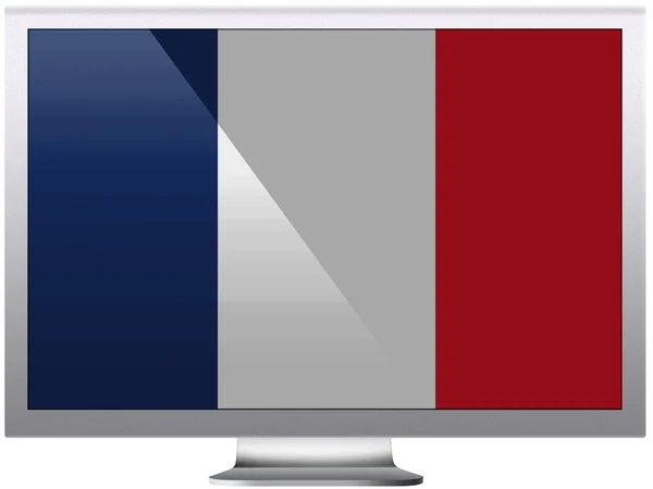 De Franse vlag — Stockfoto