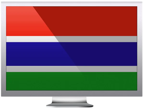 La bandera de Gambia —  Fotos de Stock