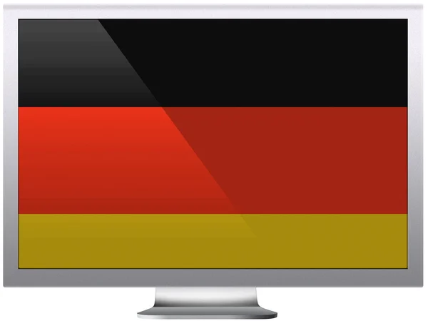 The German flag — Stock Photo, Image