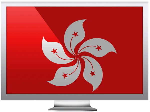 Hong-hong flagga — Stockfoto