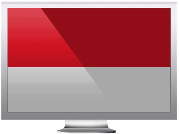 De Indonesische vlag — Stockfoto