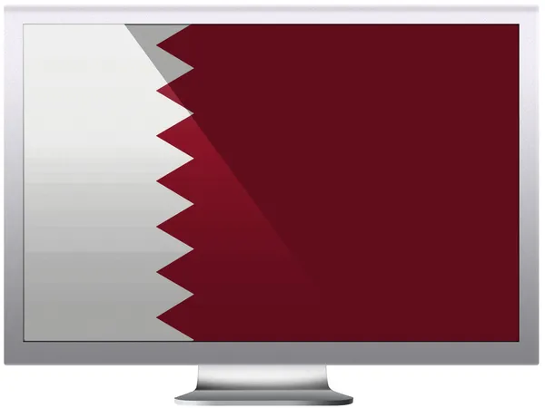 Bandeira do Qatari — Fotografia de Stock