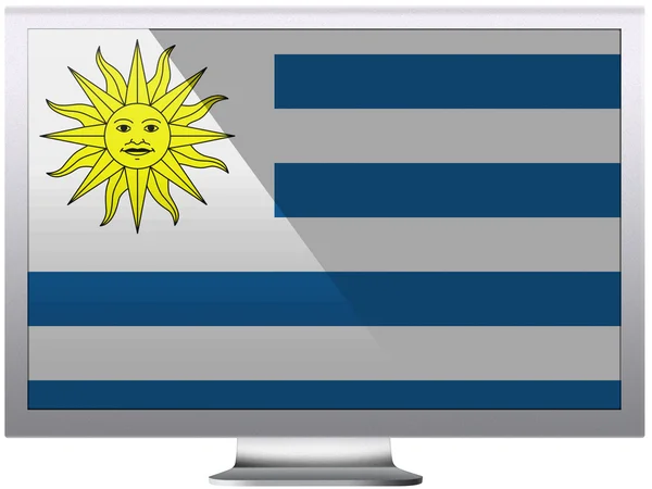 Uruguay flag — Stock Photo, Image