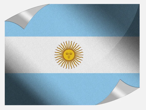Argentinsk flagg — Stockfoto