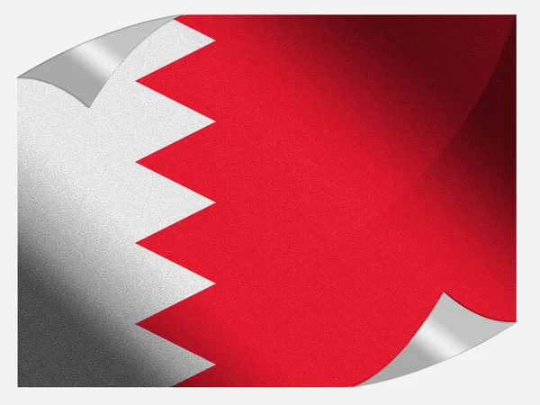 Bahrain-Flagge — Stockfoto