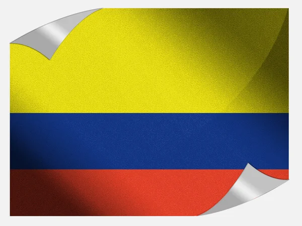 La bandera colombiana — Foto de Stock