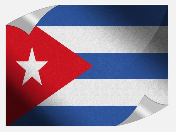 De Cubaanse vlag — Stockfoto