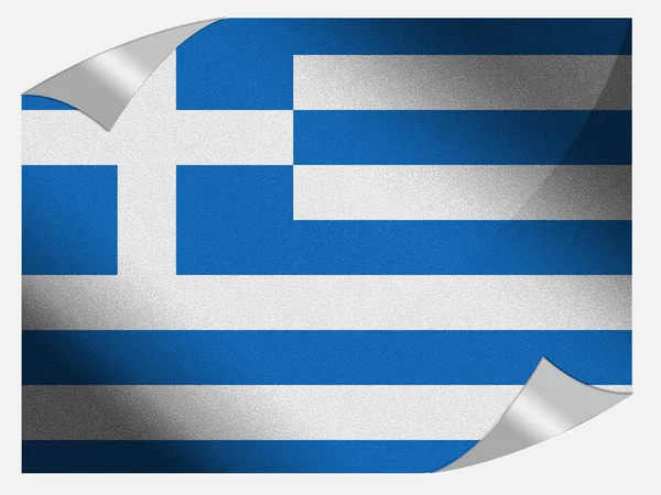 그리스 깃발 — 스톡 사진