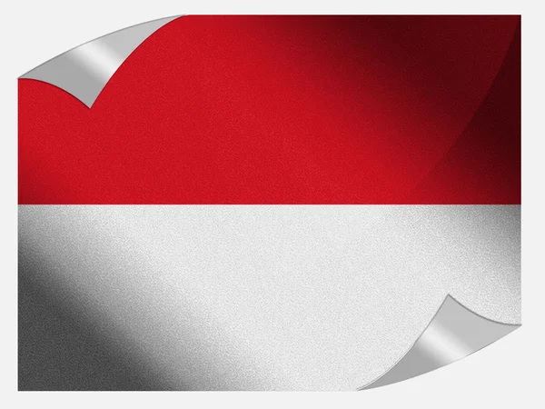 La bandera de Indonesia — Foto de Stock