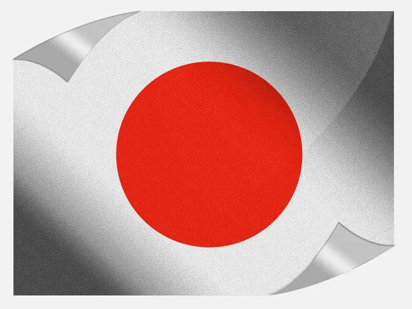 The Japan flag — Stock Photo, Image