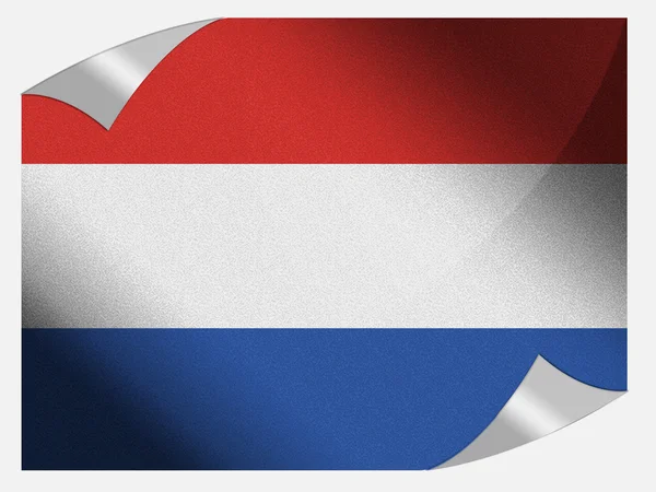 De vlag van Nederland — Stockfoto