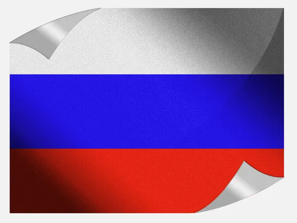 The Russian flag — Stock Photo, Image