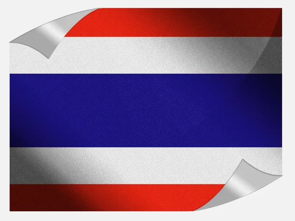 Die thailändische Flagge — Stockfoto