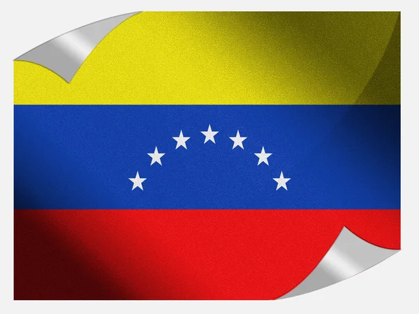 Die venezuelanische Flagge — Stockfoto