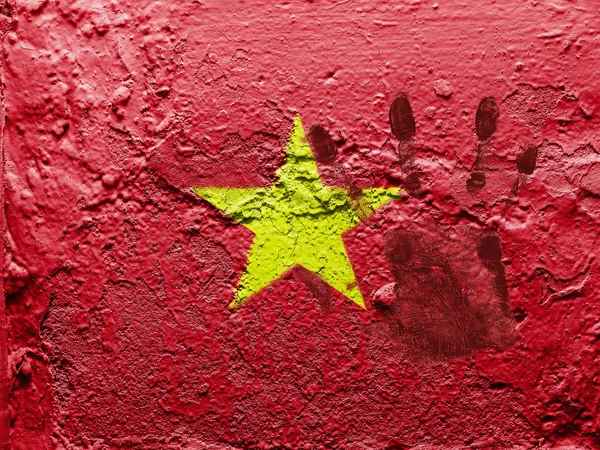 La bandiera vietnamita — Foto Stock
