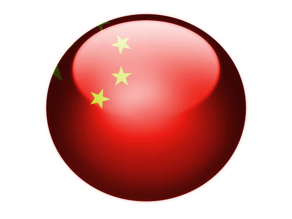 Die chinesische Flagge — Stockfoto